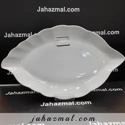 بشقاب سبزیجات تخت هتلی سفید چینی تقدیس