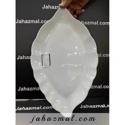 بشقاب سبزیجات تخت هتلی سفید چینی تقدیس