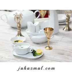 جای دستمال هتلی سفید چینی تقدیس