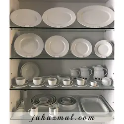 قوری دو نفره هتلی سفید چینی تقدیس