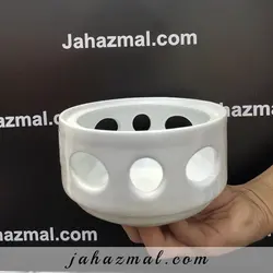 وارمر قوری چهار نفره هتلی سفید چینی تقدیس