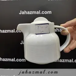 قوری چهار نفره هتلی سفید چینی تقدیس