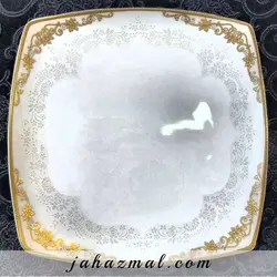 سرویس چینی پردیس طرح هیرام طلایی 105 پارچه