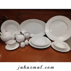 سرویس چینی زرین طرح کلارا 74 پارچه