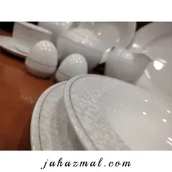 سرویس چینی زرین طرح کلارا 74 پارچه