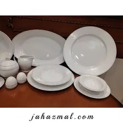 سرویس چینی زرین طرح کلارا 74 پارچه