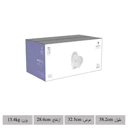 سرویس چینی زرین طرح ایساتیس پلاتینی 29 پارچه