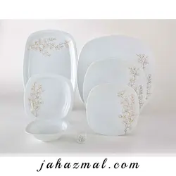 سرویس چینی زرین طرح شکوفه گیلاس 27 پارچه