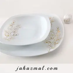 سرویس چینی زرین طرح شکوفه گیلاس 27 پارچه