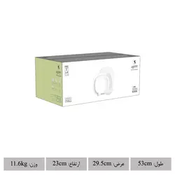 سرویس چینی زرین طرح شکوفه گیلاس 27 پارچه