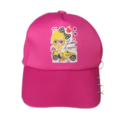 کلاه کپ دخترانه مدل پرنسس زنجیردار کد 05