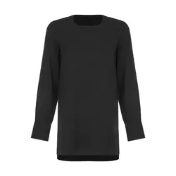 ست تونیک و شلوار دخترانه مدل ابر و بادی کد 701 رنگ مشکی