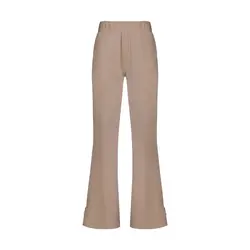 شلوار دخترانه مدل دمپا بغل زیپ دار  رنگ کرم GID-SH10