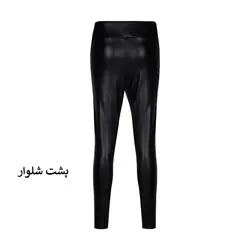 شلوار دخترانه مدل چرم رنگ مشکی کد GID-SH13