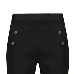 شلوار دخترانه مدل دمپا کمرکش رنگ مشکی کد GID-SH06