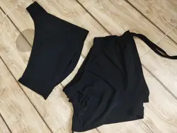 ست تاپ و شلوارک راحتی دخترانه مدل یقه رومی