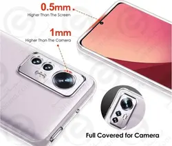 قاب پشت کریستال و محافظ لنزدار Xiaomi Redmi Note 12S برند Space