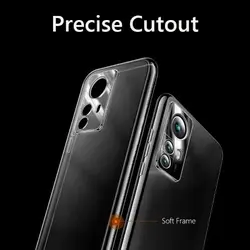 قاب پشت کریستال و محافظ لنزدار Xiaomi Redmi Note 12S برند Space