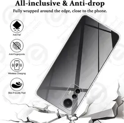 قاب پشت کریستال و محافظ لنزدار Xiaomi Redmi Note 12S برند Space