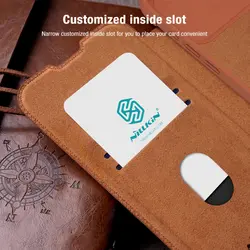 کیف چرمی محافظ لنزدار نیلکین iPhone 15 Pro Max مدل Qin Pro