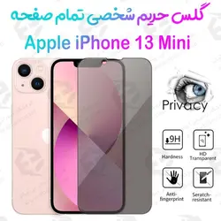 گلس پرایوسی تمام صفحه آیفون 13 مینی