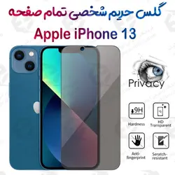گلس پرایوسی تمام صفحه آیفون 13