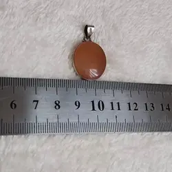 گردنبند عقیق یمنی زنانه ساده کد{10359} - انگشتر آنلاین - فروشگاه اینترنتی نگین و انگشتر