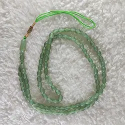 تسبیح شاه مقصود سبز افغانی 101دانه کد{10298} - انگشتر آنلاین - فروشگاه اینترنتی نگین و انگشتر