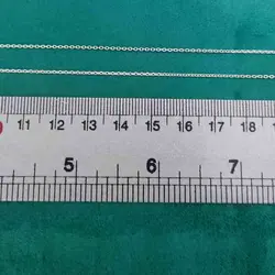 زنجیر نقره طرح کابلی 50 سانتی متری کد{10465} - انگشترآنلاین