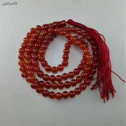 تسبیح عقیق سرخ (عقیق سرخ ❤️) - انگشترآنلاین - فروشگاه اینترنتی نگین و انگشتر