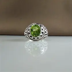 انگشتر زبرجد مردانه ( زبرجد طبیعی ❤️ ) - انگشترآنلاین