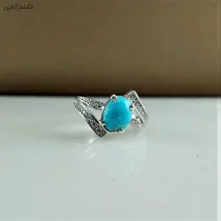 انگشتر فیروزه دخترانه (انگشتر فیروزه ❤️) - انگشترآنلاین - فروشگاه اینترنتی نگین و انگشتر
