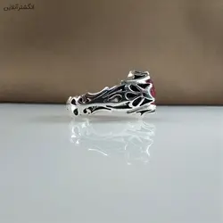 انگشتر یاقوت سرخ مردانه ( یاقوت طبیعی ❤️ ) - انگشتر آنلاین
