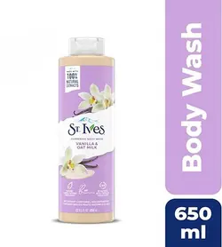 شامپو بدن سنت ایوز وانیل و شیر جودسر St. Ives Pampering Body Wash Vanilla &amp; Oat Milk