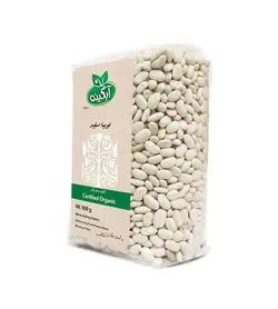 لوبیا سفید آبگینه حجم 900 گرم