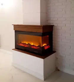 شومینه برقی ال صادراتی 50*55*50 - شومینه لوکس ایران