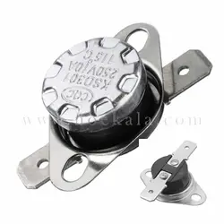 ترموسوئیچ ، ترموستات سکه ای ۱۱۰ درجه کد : NK-76452