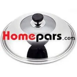 درب استیل قابلمه و ماهیتابه سایز ۳۰ کد : NK-65632