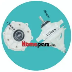 گیربکس دوقلو لباسشویی پاکشوما (چهارگوش - ۳۴mm) کد : NK-89826