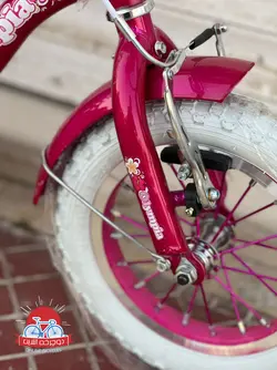 دوچرخه دخترانه المپیا مدل گل Flower سایز 12