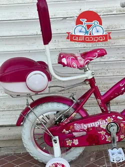دوچرخه دخترانه المپیا مدل گل Flower سایز 12