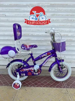 دوچرخه دخترانه المپیا مدل گل Flower سایز 12