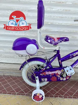 دوچرخه دخترانه المپیا مدل گل Flower سایز 12