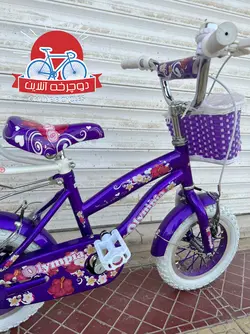 دوچرخه دخترانه المپیا مدل گل Flower سایز 12