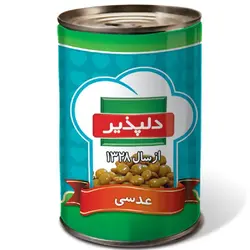 کنسرو عدسی دلپذیر 420 گرمی