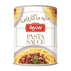 کنسرو مایه ماکارونی سمیه قوطی 420 گرمی