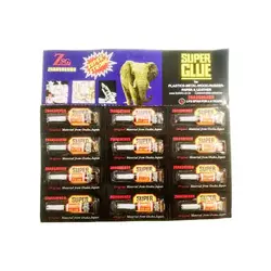 چسب قطره ای ورقه ای بسته 12 عددی - فروشگاه اینترنتی استوریکس پخش عمده چسب قطره ای با کیفیت و ارزان