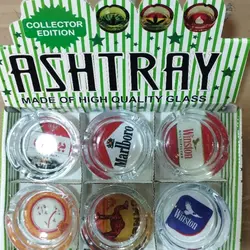 خرید عمده زیر سیگاری شیشه ای بسته 6 عددی - استوریکس