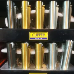 خرید عمده فندک فلزی کلیپر کوتاه بسته 25 عددی - استوریکس