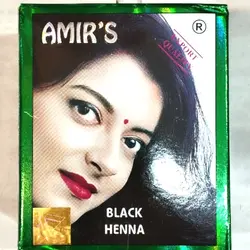 خرید عمده حنا هندی امیر رنگ مشکی بسته 10 عددی - استوریکس
